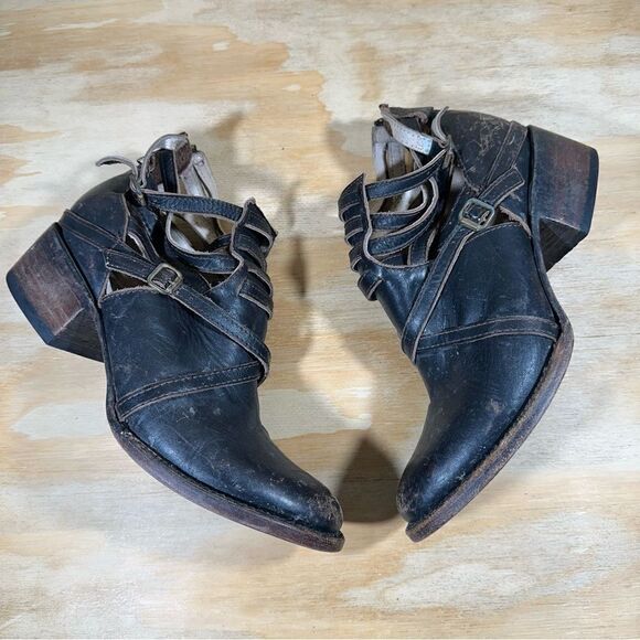 Freebird by Steven Stair Strappy Ankle Boots Women’s Size 8 - Picture 2 of 8